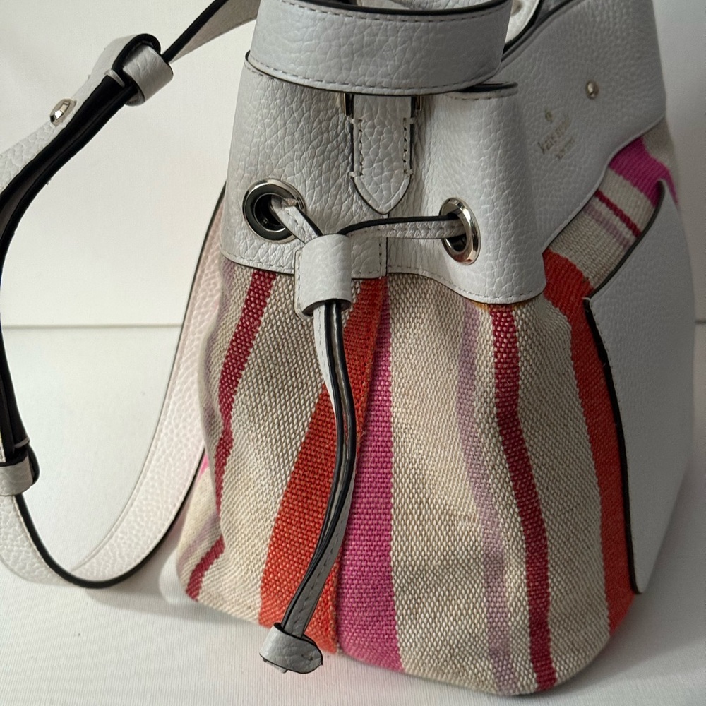 Kate Spade Striped Bucket Bag - Picture 5 of 9